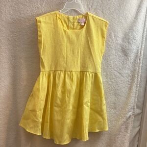GB Girls Sunny Yellow Casual Dress